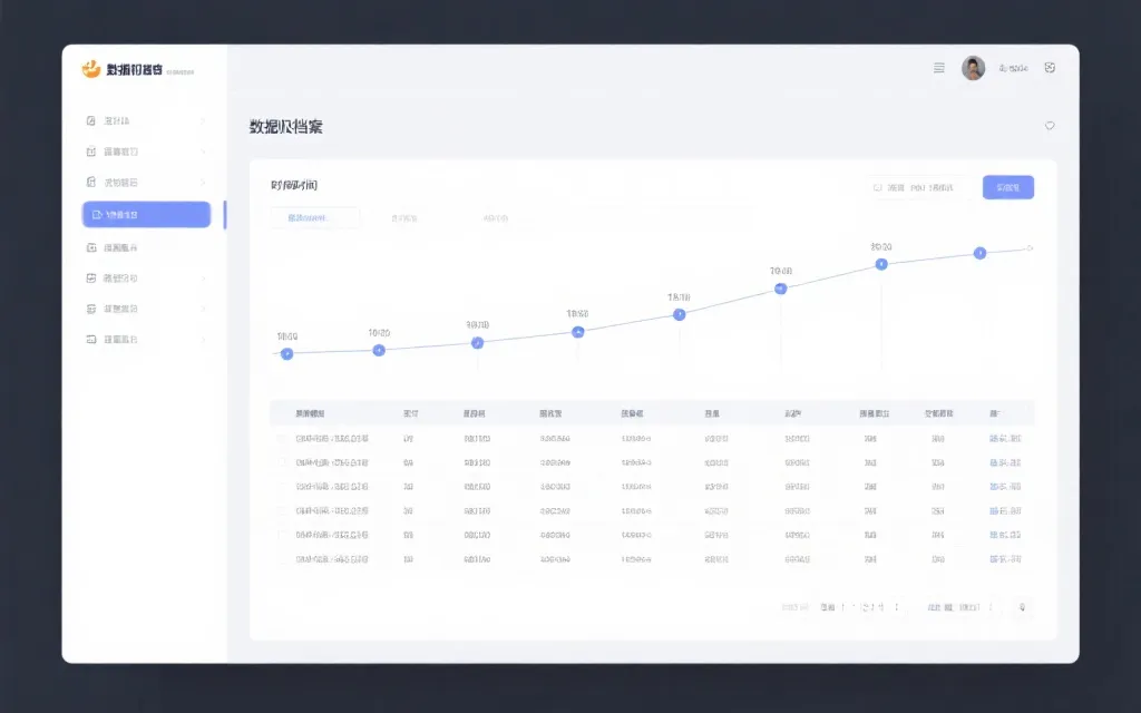 历史数据归档与查询界面